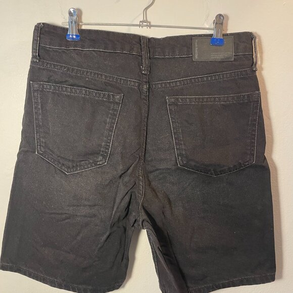 Frank & Oak black jean shorts - Picture 2 of 4